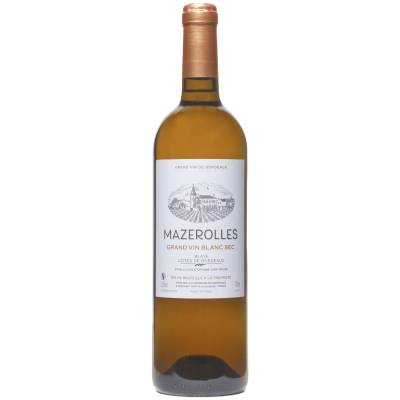 Château Mazerolles Côtes de Bordeaux Blaye Grand Vin Blanc sec 2021