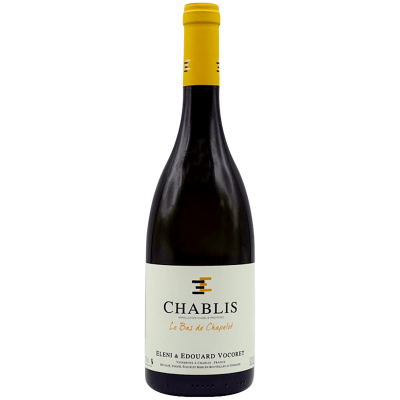 Chablis Bas de Chapelot Blanc 2021 - Domaine Eleni et Edouard Vocoret