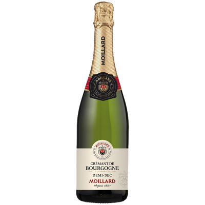 Crémant de Bourgogne Demi-sec Blanc - Maison Moillard